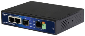 Modem punkt-punkt ALLNET VDSL2 przez 2-żyłowy niezarządzany „ALL-MC116V2” / maks. 3 km z maks. 160 Mbit/s