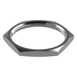 Amphenol A114020-90 AHDM Nut Conn Hex Nut Silver