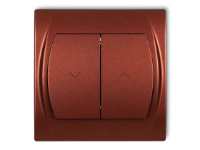 LOGO Wyłącznik żaluzjowy brązowy metalik 9LWP-8 KARLIK