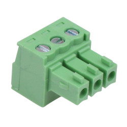 3-Way 3.81mm Right Angle Pluggable Terminal Block 8A 300V