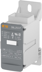 Terminal block, 1 pole, 2.5-16 mm², AWG 14-6, 250 A, 1500 V, screw connection, 1SNL325060R0000