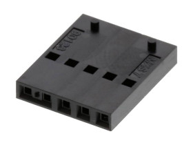 Molex Obudowa złącza pin żeńskiego na kabel Ilość pinów 5 Wymiary siatki: 2.54 mm 901230105 1 szt. towar pakowany luzem