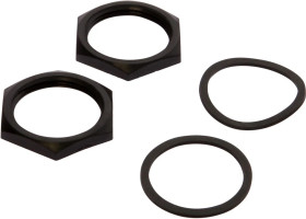 Akcesoria, Nakrętka sześciokątna, M30x1,5, Rozmiar klucza 36 mm, Plastik, AY000111