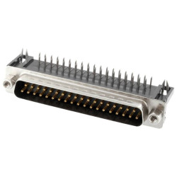 Connfly DS1037-01-37MNAKT74 D-SUB Pin Strip 37 Pins Solder Tray