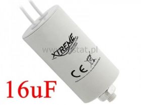 16uF 450V kond. rozruchowy 38x75mm ( przewody)