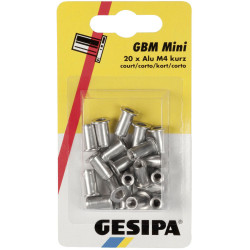 Gesipa 1433669 Blind Rivet Nut M4 20 Pieces Steel Durable And Reliable