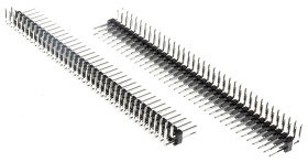 Złącze szpilkowe 72-pinowe raster: 2.54 mm Kąt prosty 2-rzędowe RS PRO Otwór przelotowy 650 V Bez osłony