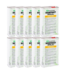 10 pack 1L - 99.8% Isopropyl Alcohol Kontakt IPA Plus - 10x 1L Metal Canister