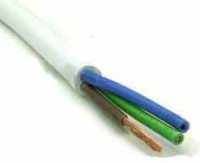 OMY3x1.5W/1 Przewód sieciowy biały (linka) OMY 3x1.5 - długość 1mb - WYPRZEDAŻ - 1 szt. w magazynie