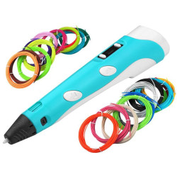 Magiczny długopis Drukarka 3D 3D Pen, Niebieski