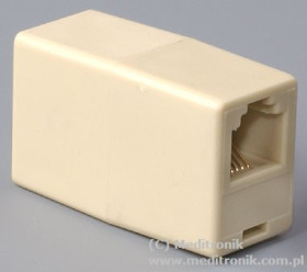 Przejściówka gniazdo RJ12 na gniazdo RJ12