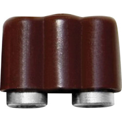BELI-BECO 61/17br Mini Jack Socket Connector Straight Pin 2.6mm Brown