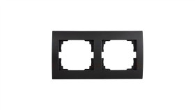 Kanlux Mowion Logi 02-1470-042 Czrny Mat, Ramka Podwójna Pozioma