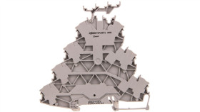 Złączka 4-Piętrowa 2,5Mm2 L/L/L/Pe Szara 2002-4157 Topjobs