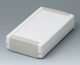 ABS enclosure, (L x W x H) 194 x 115 x 46 mm, gray white (RAL 9002), IP40, B1075365