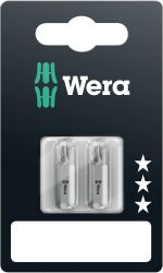 Wera 855/1 Z SB SiS 05073308001 Bit krzyżakowy PZ 1 stal narzędziowa twardy D 6.3 2 szt.