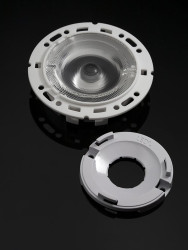 Zespół obiektywu szerokokątna 69.9 (Dia.) x 14.6mm, D 69.9mm, kąt widzenia 44° Okrągłe, Ledil, seria: Ronda