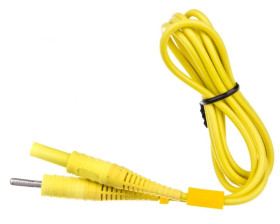 Przewód pomiarowy 1,2m żółty /wtyki bananowe/ (MZC-2) WAPRZ1X2YECC