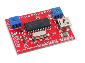 USB and serial enabled LCD backpack