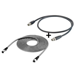 Przewód czujnik-siłownik ze złączem Złącze M12 długość 500mm Rodzaj A Żeńskie Złącze B Złącze M12