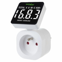 Miernik poboru energii GB620 E Watomierz, GreenBlue, Max 3680W