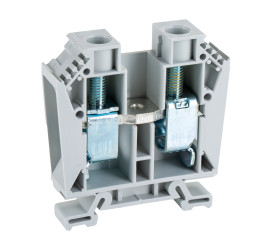 Blok zacisków przelotowych RS PRO poziomy: 1 14 → 1/0AWGZacisk klatkowy 150A 1 kV