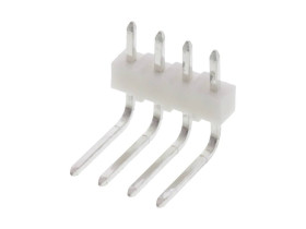 Molex Listwa kołkowa, męska, standardowa Ilość pinów 4 Wymiary siatki: 2.54 mm 22052041 1 szt. towar pakowany luzem