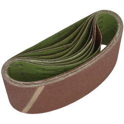 Worksafe WSB6180 Sanding Belt 100 x 610mm 80Grit - Pack of 10