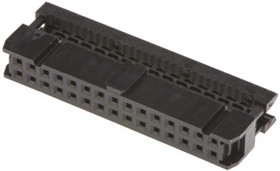 Złącze IDC 30-pinowe 2-rzędowe raster: 2.54mm Żeński Montaż na kablu Amphenol Communications Solutions
