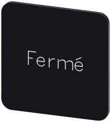 Tabliczka opisowa Siemens 3SU1900-0AF16-0GK0 (S x W) 22 mm x 22 mm Fermé 10 szt.