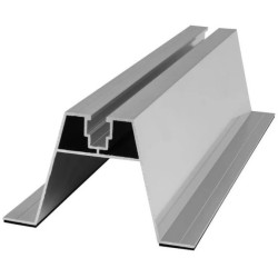 Mostek na blachę trapezową Uchwyt trapezowy aluminiowy szyna montażowa 300x70mm do paneli PV
