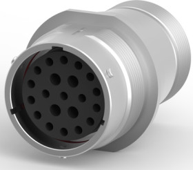 Socket, 21 pole, straight, HD34-24-21SN-L005