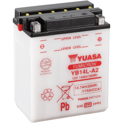 Yuasa YB14L-A2 Motorcycle Battery 12V 14Ah High Vibration Protection
