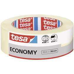 tesa 05279-00000-02 Economy Masking Tape 50m x 38mm removable Eco-friendly