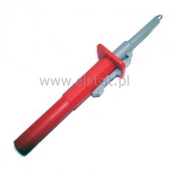 Chwytak pomiarowy czerwony, banan