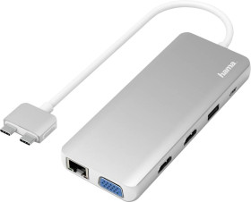 Stacja dokująca USB-C® Hama MacBook z funkcją ładowania, zasilanie USB-C®