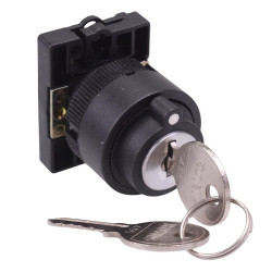 Techna PtecK3CRC 3 Position Plastic Key Switch