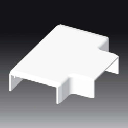 Pokrywa odgałęźna dla kanałów LV 40X15 biała 8715_HB