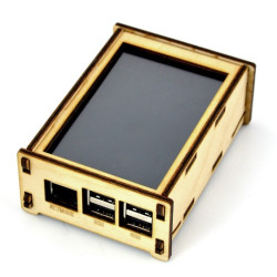 Obudowa do Raspberry Pi 3/2 i ekranu 4'' - drewniana