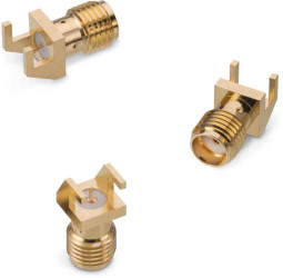 Złącze koncentryczne Montaż powierzchniowy Żeński typ złącza Złącze SMA 18GHz Lutowane