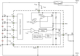 2-4S Overvoltage Protector with LDO Output