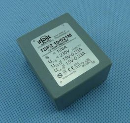 TSPZ-10/021 2x15V/2x0,33A TRAFO PŁ.DRUK