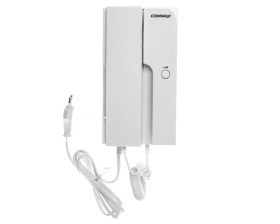 Unifon sluchawkowy do systemu wideodomofonowego 1 przycisk 230 V biały DP-3HP