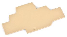 Ścianka koncowa Pokrywa końcowa RS PRO Trzypoziomowy blok zaciskowy 2,5 mm