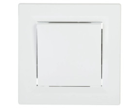 Łącznik Asfora krzyżowy biały z ramką EPH0500121