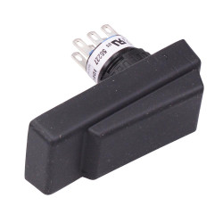 HE3B-M2PB Black Double 3-Position 16mm Rectangle Enabling Switch IDEC