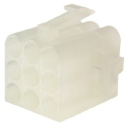 Obudowa złącza 9-pinowe 3-rzędowe raster: 6.1mm TE Connectivity Męski Montaż na kablu Commercial MATE-N-LOK Złącze