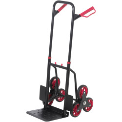 Toolcraft TO-9650166 Sack Truck Steel Folding 150kg Stairs 6 Wheels