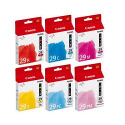 Canon atrament PGI-29 tusz oryginalny Combi-Pack Cyjan, Magenta, Żółty, Foto cyjan, Foto magenta 4873 B 005