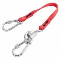 Karabińczyk, 200 mm, Stal nierdzewna, Taśma